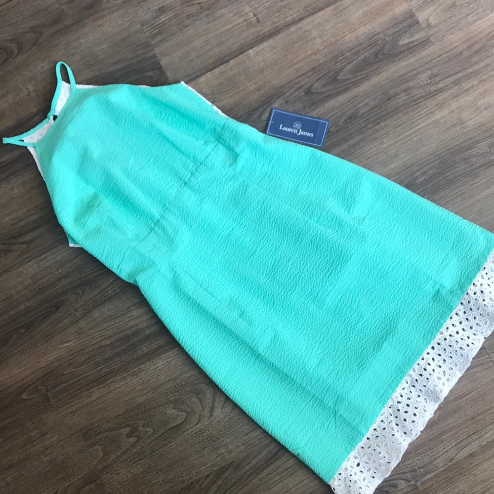 Lauren James - Olivia dress seafoam XS